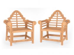 Lutyens Bench, Coffee Table & Two Lutyens Chair Collection