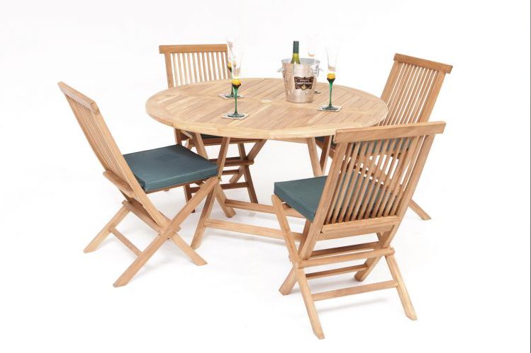 Biarritz Table with 4 Sunburst Chairs