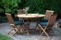Biarritz 4 Seater Teak Garden Furniture Set