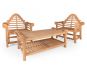 Lutyens Bench, Coffee Table & Two Lutyens Chair Collection