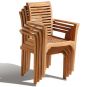 Carcassonne Double Extension 8 Seater Teak Garden Dining Table Furniture Set